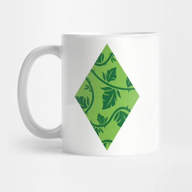 Leaf Diamond - Green by cam_designs